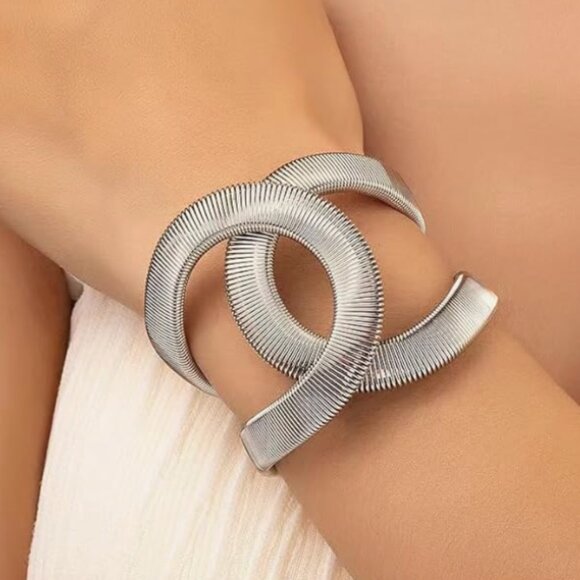 Chunky Stretch Bangles Bracelet - Picture 4 of 8